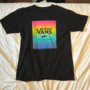 Vans Men’s Rainbow Black Classic Fit T-Shirt
